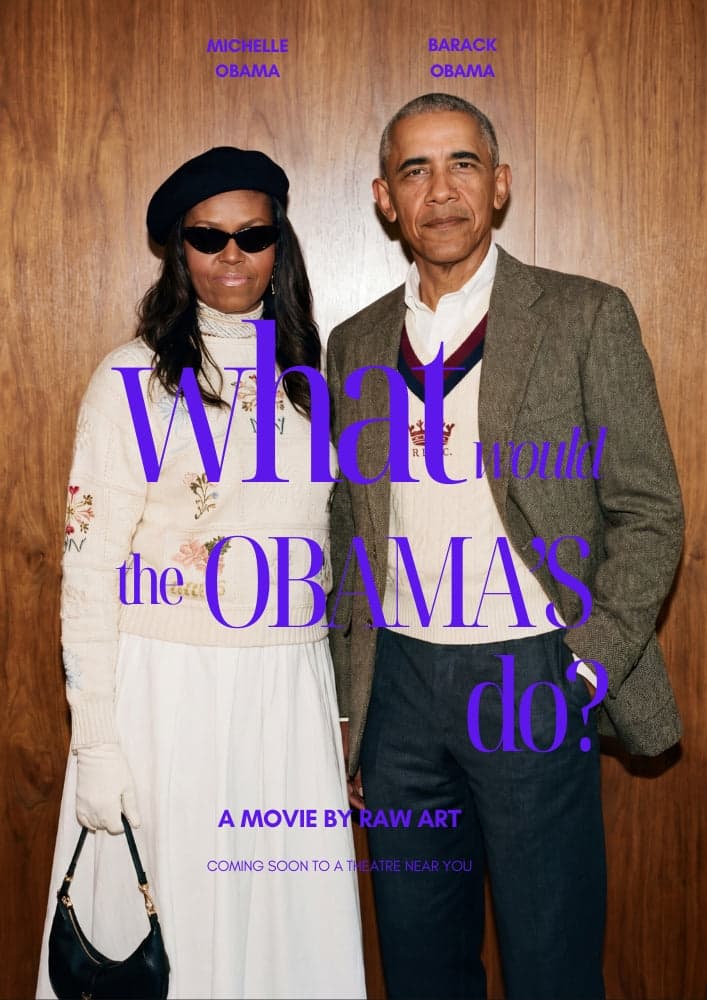 WHAT WOULD THE OBAMA'S DO: "V" POSTER 1
