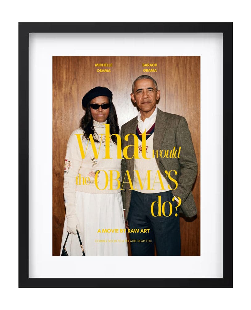 WHAT WOULD THE OBAMA'S DO: "Y" POSTER | FINE ART PRINT thumbnail 2