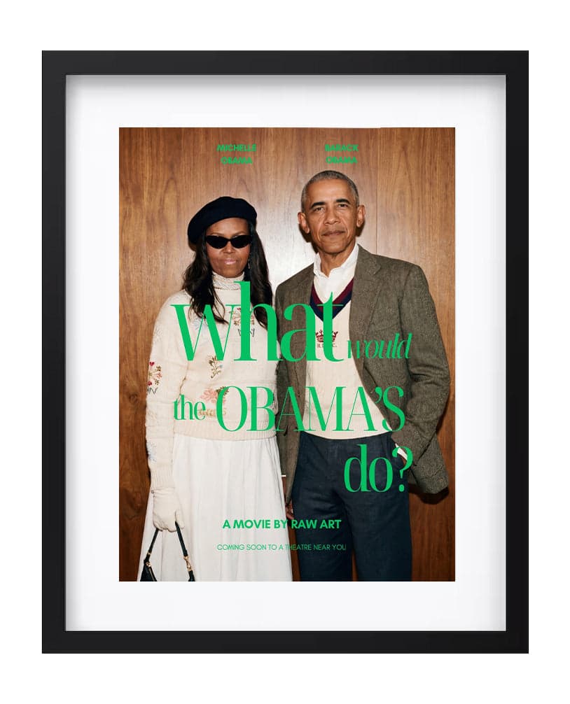 WHAT WOULD THE OBAMA'S DO: "G" POSTER | FINE ART PRINT thumbnail 2