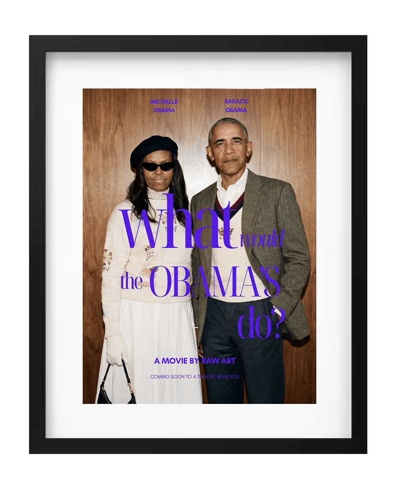 WHAT WOULD THE OBAMA'S DO: "V" POSTER 2