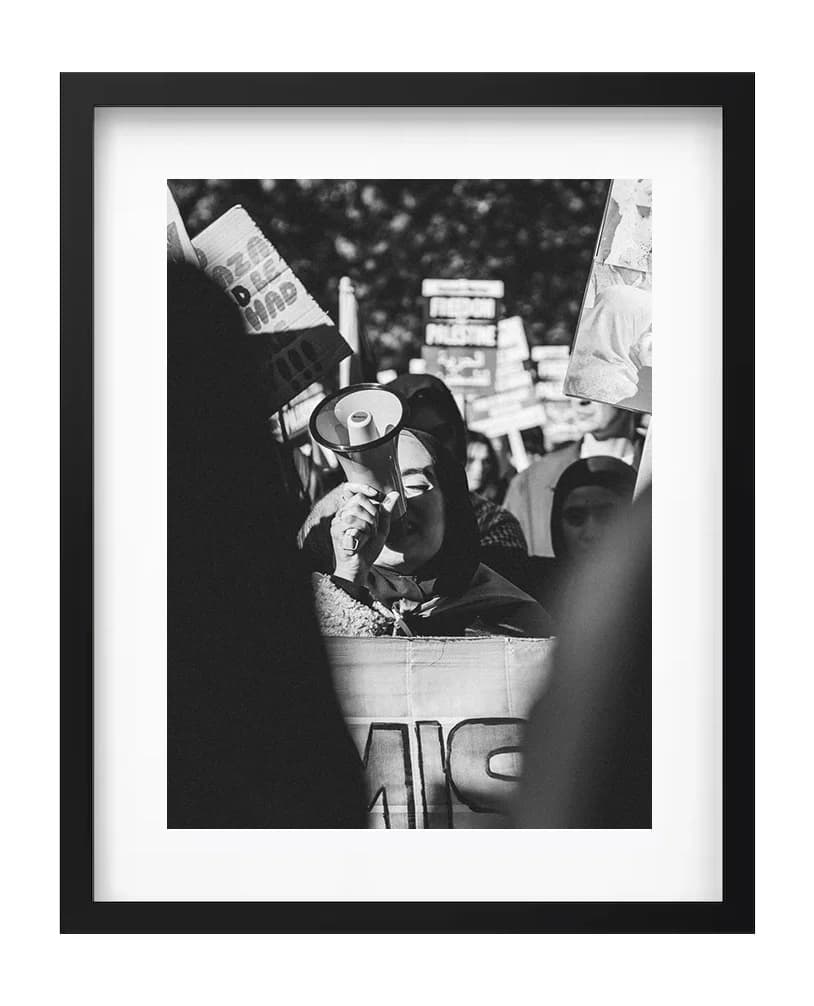 Women Of Defiance, Women Of Defiance, portrait at Palestine march, London 12