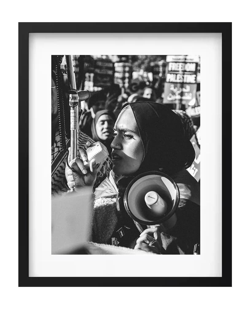 Women Of Defiance, Women Of Defiance, portrait at Palestine march, London 6