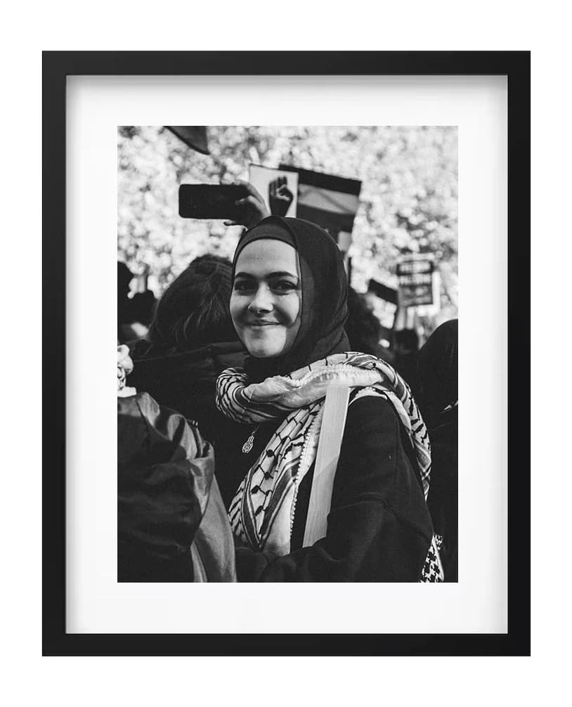 Women Of Defiance, Women Of Defiance, portrait at Palestine march, London 3