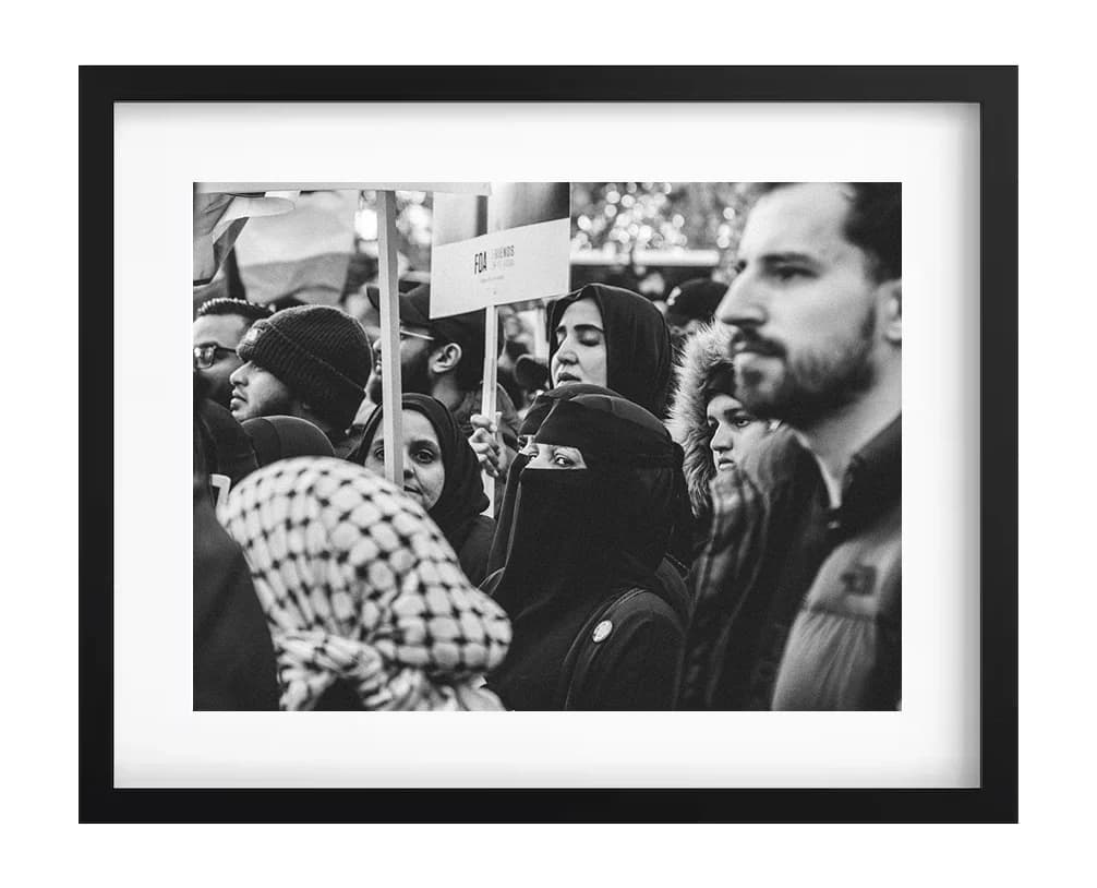 Women Of Defiance, Palestine march, London, reportage scene 4