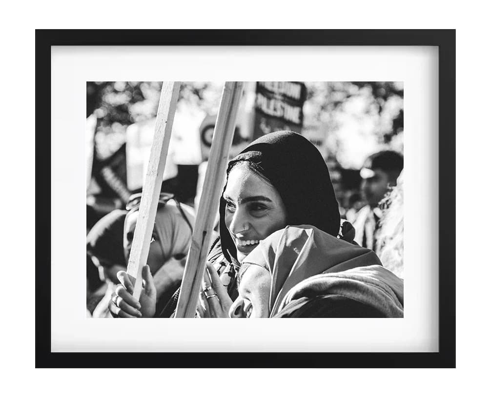Women Of Defiance, Palestine march, London, reportage scene 1