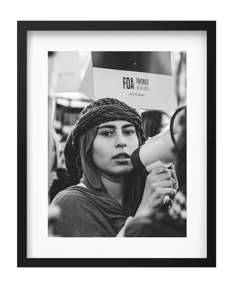 Women Of Defiance, Women Of Defiance, portrait at Palestine march, London 9