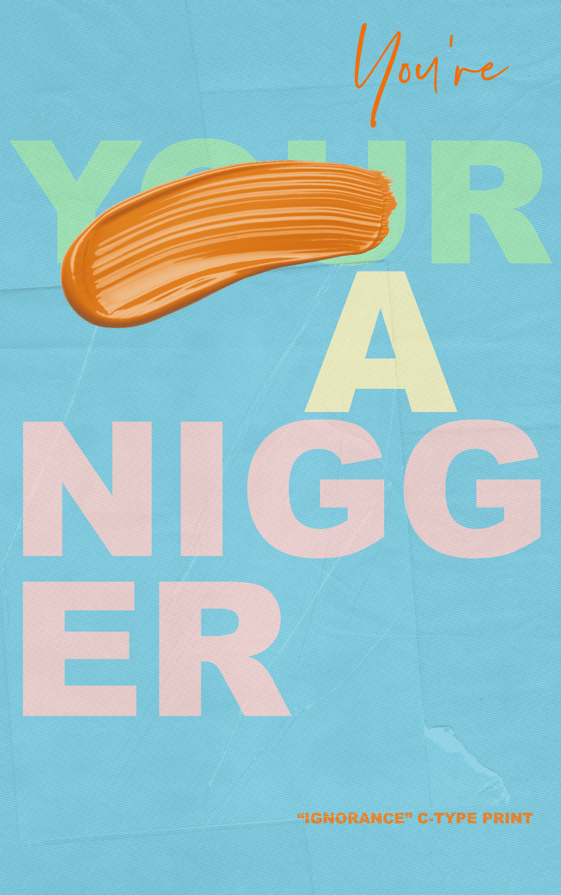 Ignorance, "You're Blue" | C-type Print | Width 3 meters x Length 4 Meters | Edition of 1