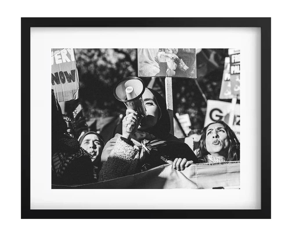 Women Of Defiance, Palestine march, London, reportage scene 3