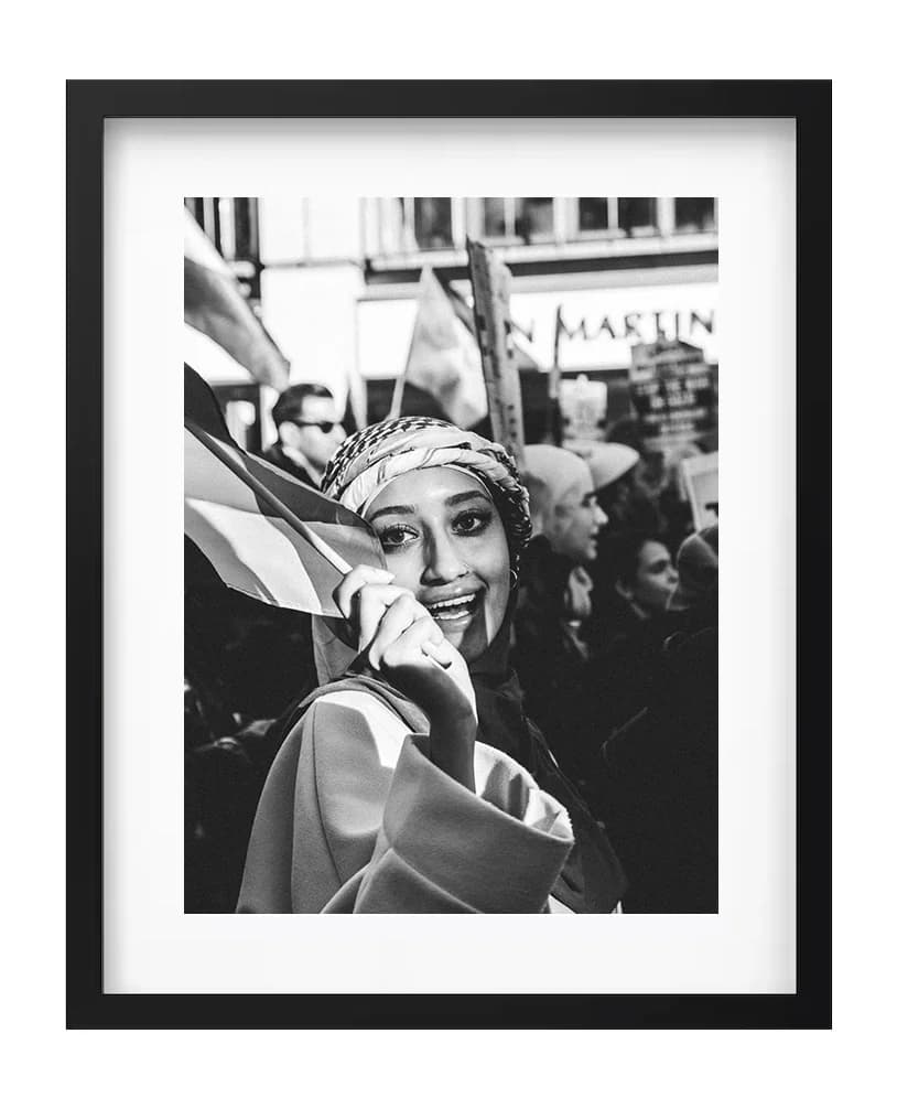 Women Of Defiance, Women Of Defiance, portrait at Palestine march, London 10