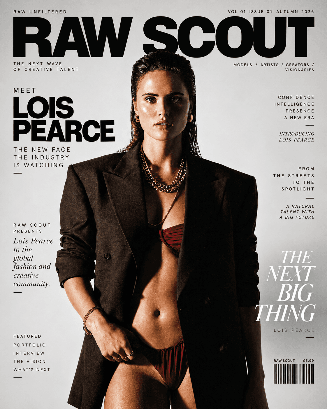 Lois Pearce, RAW Scout cover by Buki Koshoni