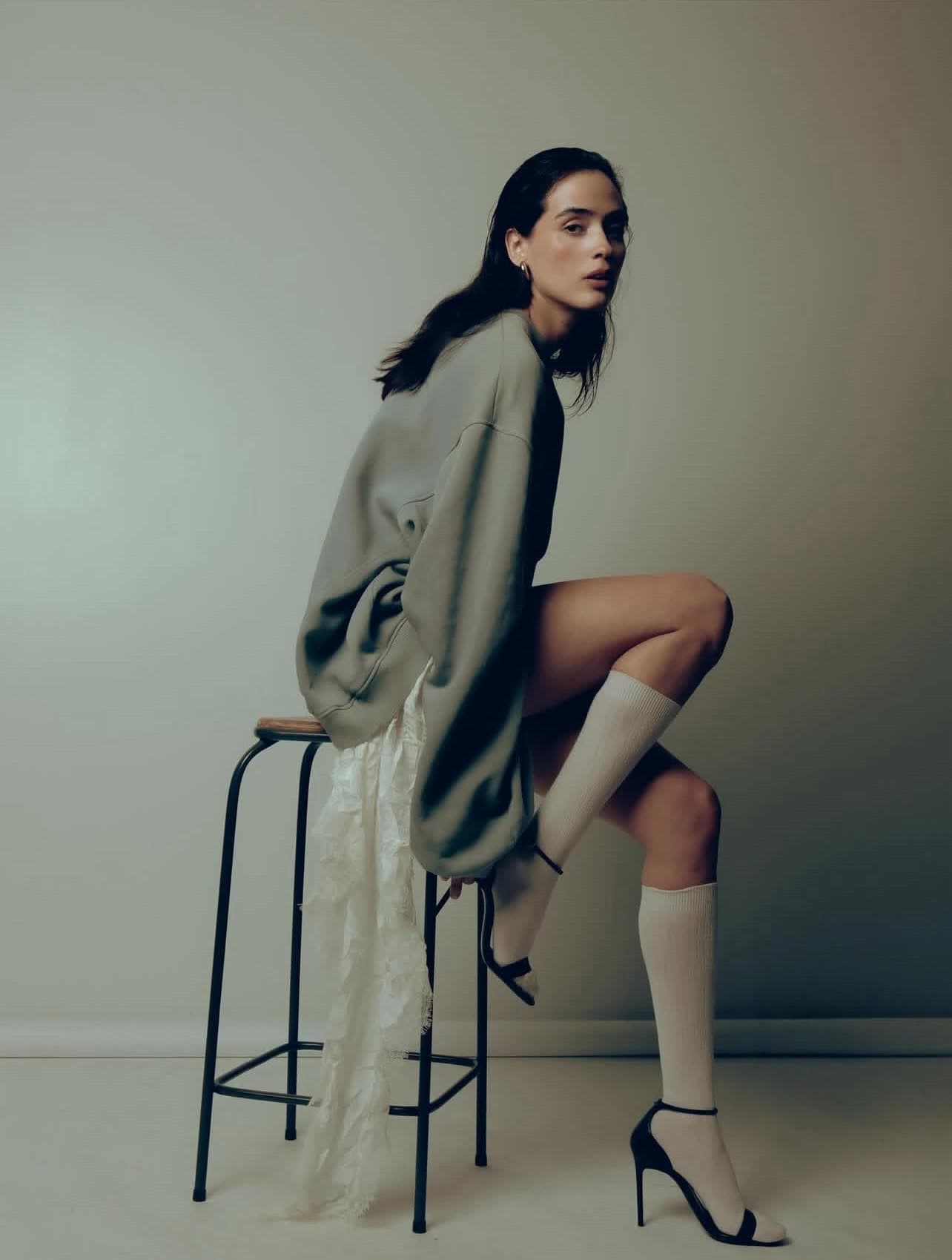 High fashion colour editorial reference, sculptural tailoring from The Penthouse