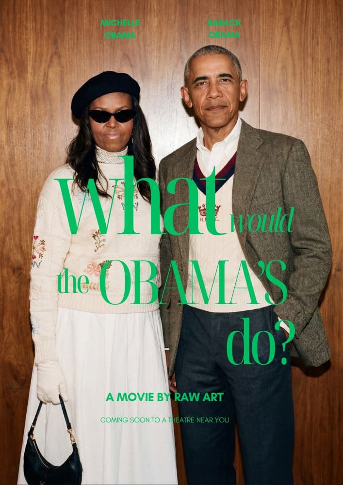WHAT WOULD THE OBAMA'S DO: "G" POSTER | FINE ART PRINT